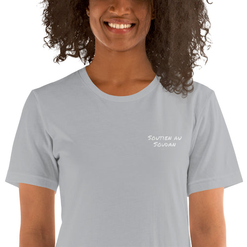T-shirt femme écriture blanche
