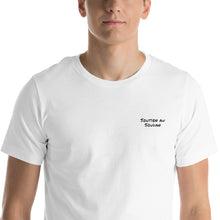 T-shirt homme écriture noir