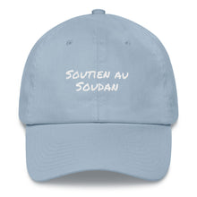 Casquette écriture blanche