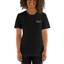 T-shirt femme écriture blanche