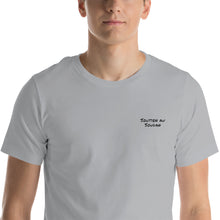T-shirt homme écriture noir
